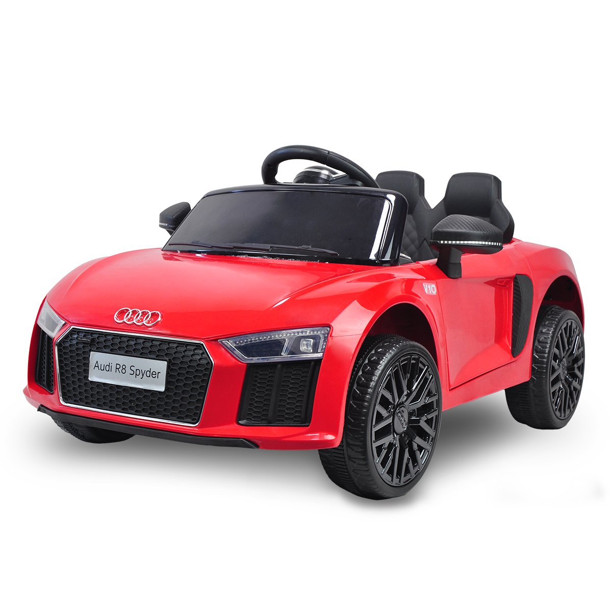 Kahuna R8 Spyder Audi Licensed Kids Electric Ride On Car Remote Control - Red - SILBERSHELL