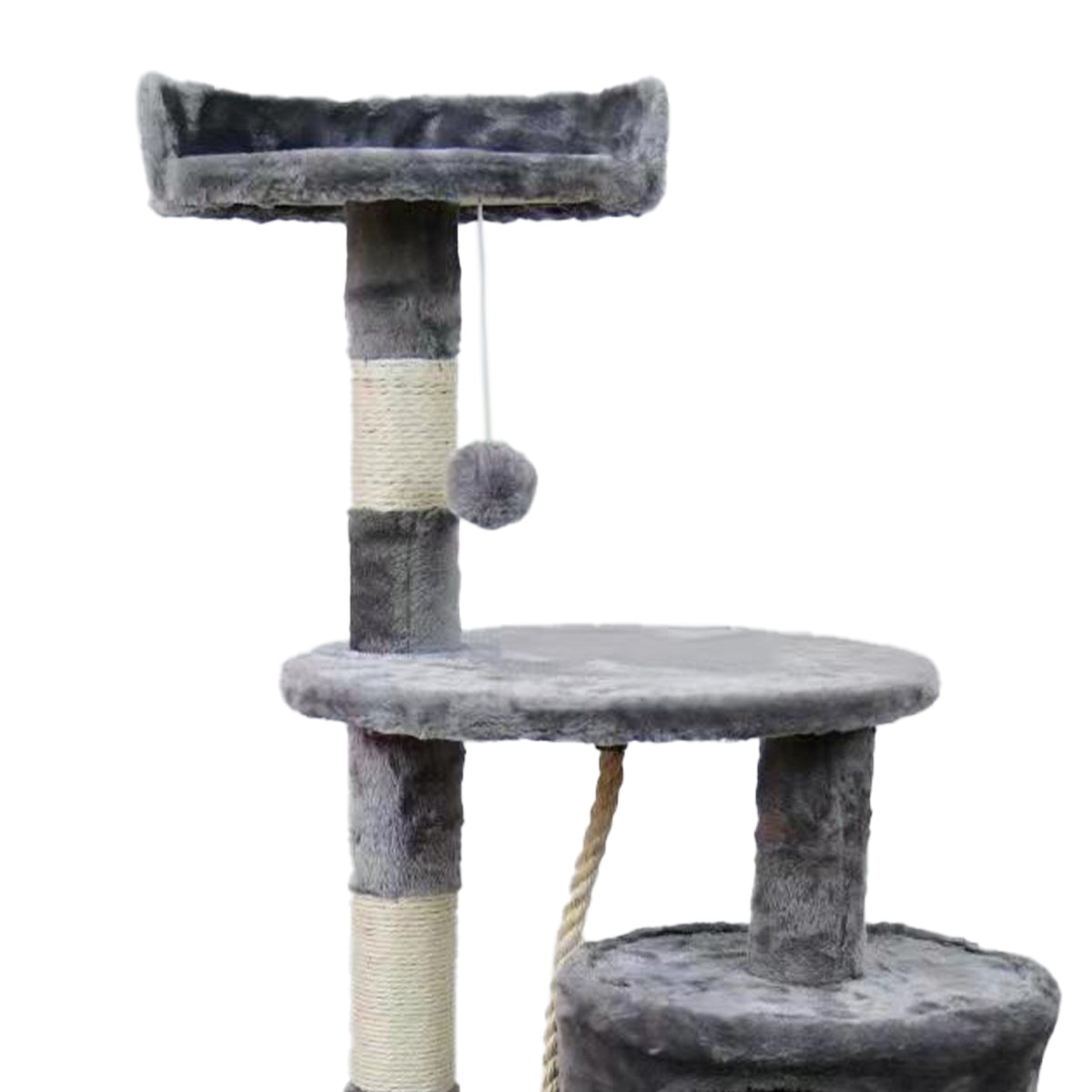 Furtastic 110cm Cat Tree Scratching Post - Silver Grey - SILBERSHELL