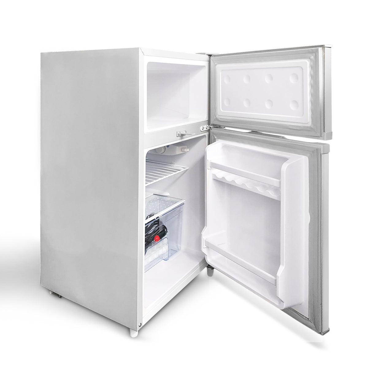 Kolner 105l Portable Upright Fridge Freezer Cooler For Home & Camping - SILBERSHELL