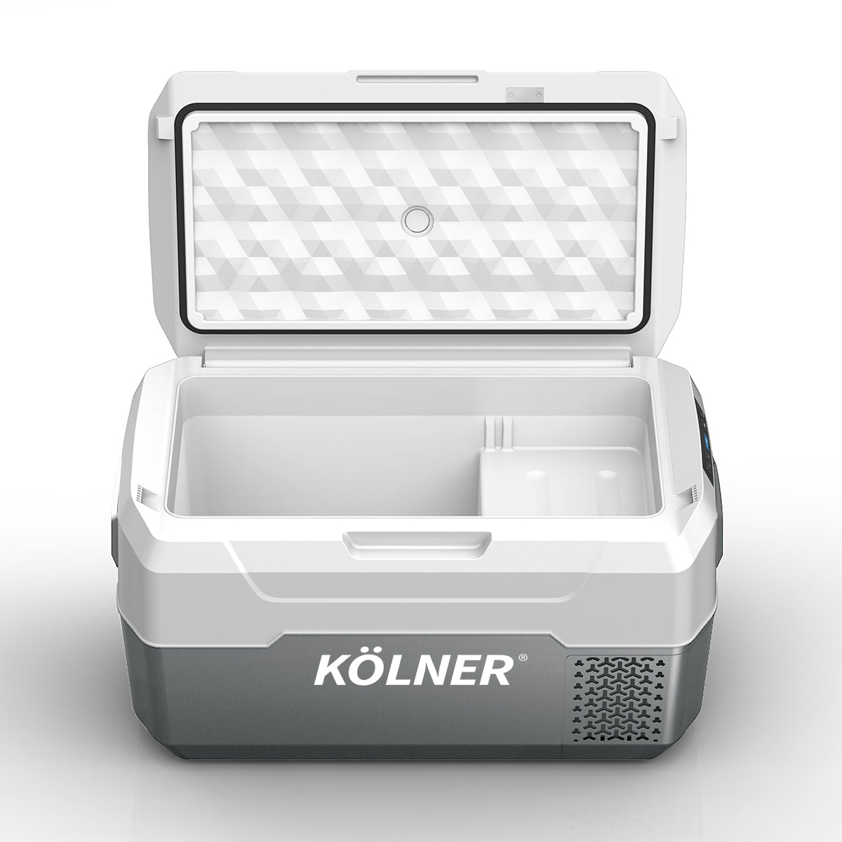 Kolner 20l Fridge Freezer Cooler 12/24/240v Camping Portable Kolner Esky Refrigerator - Grey - SILBERSHELL