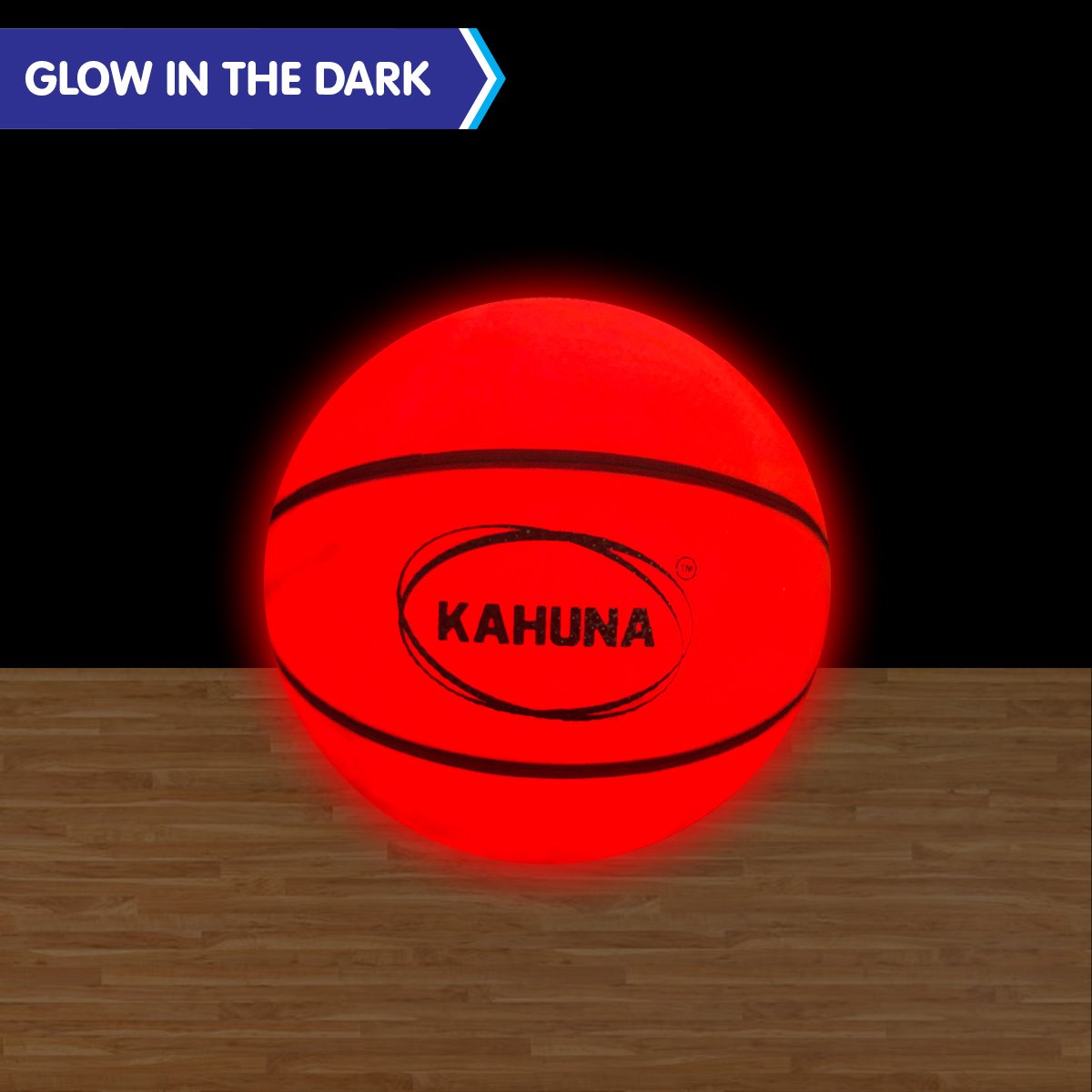 Kahuna Basketball L.e.d Glow Light Up Trampoline Ball - SILBERSHELL