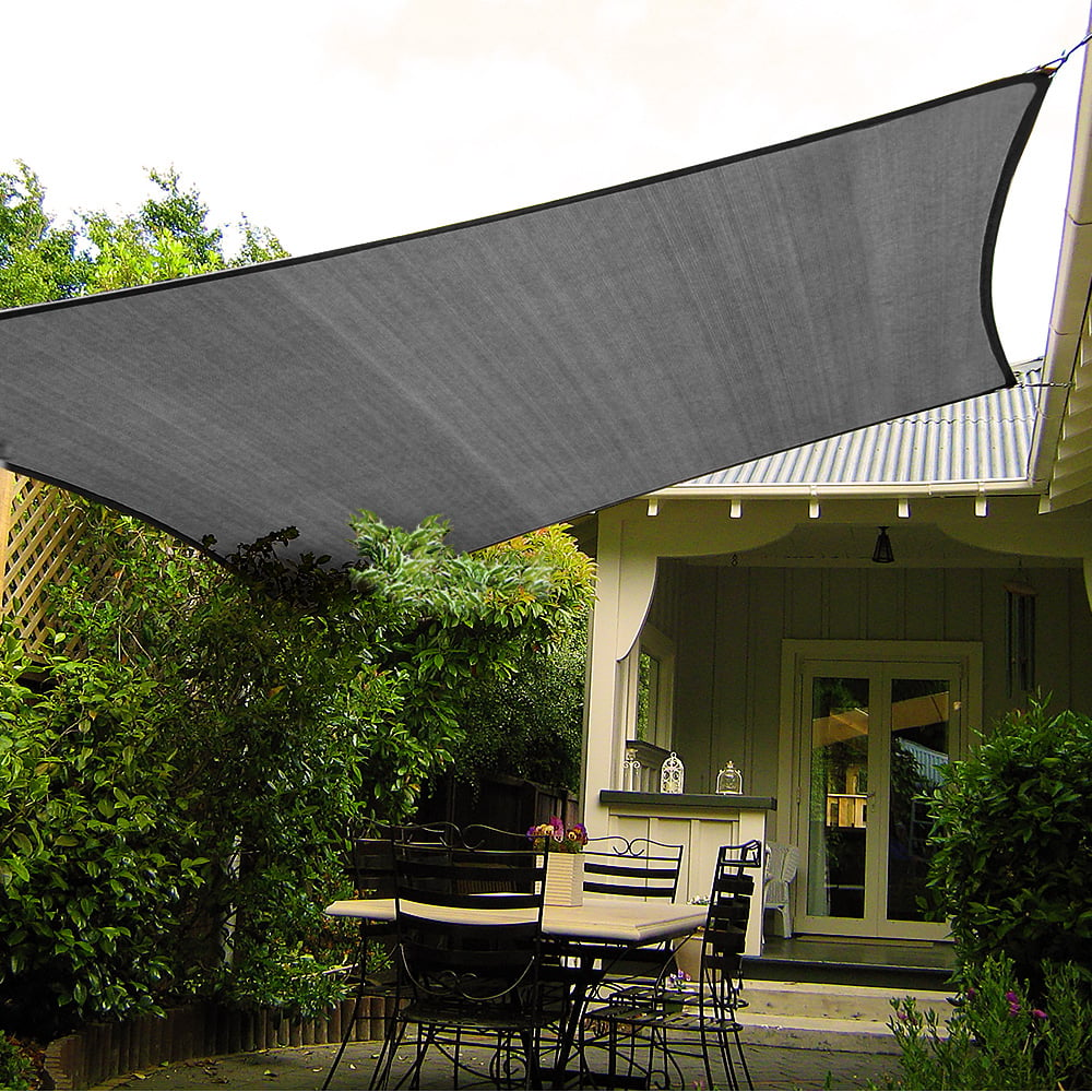 Wallaroo Rectangular Shade Sail 3m x 2.5m - Grey - SILBERSHELL