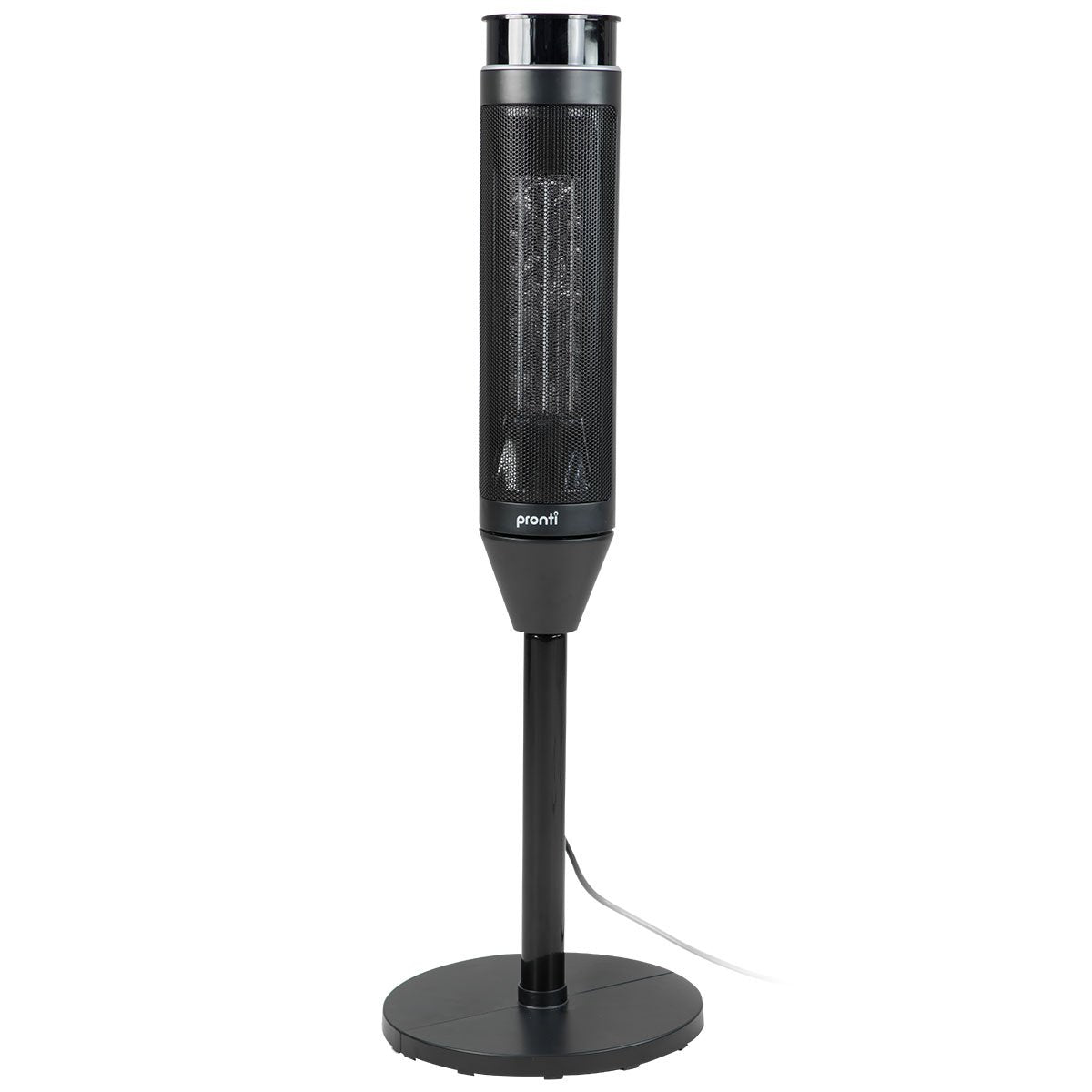 Pronti Electric Tower Heater 2000W Ceramic Portable Remote - Black - SILBERSHELL