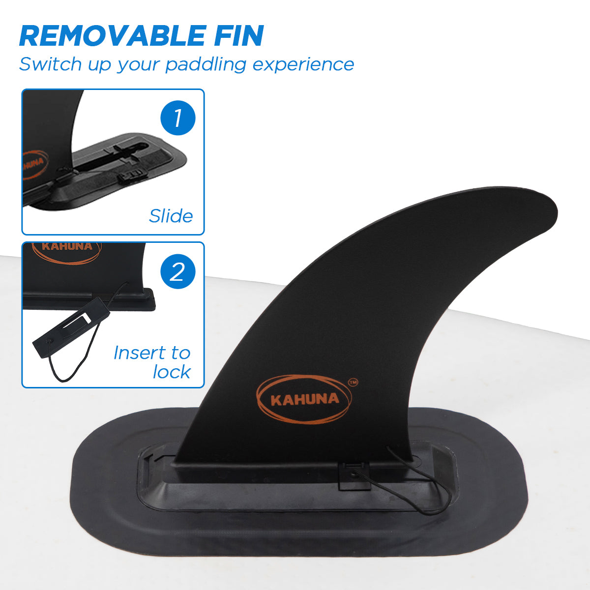 Kahuna Hana Replacement iSUP Stand Up Paddleboard Fin - SILBERSHELL