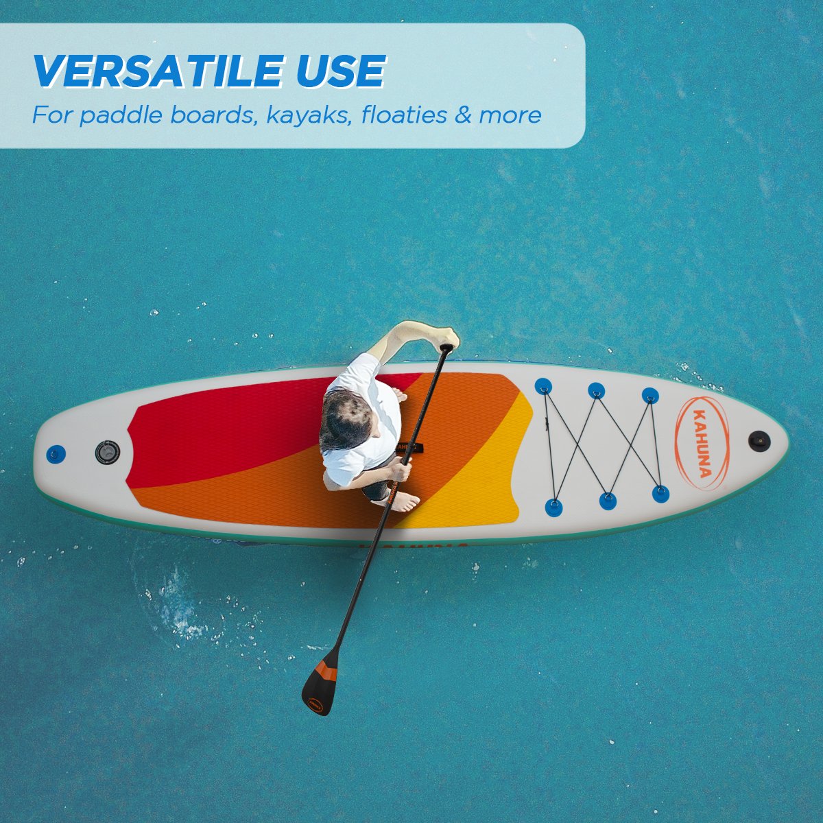 Kahuna Hana Adjustable Paddle for Stand Up Paddle Boards - SILBERSHELL