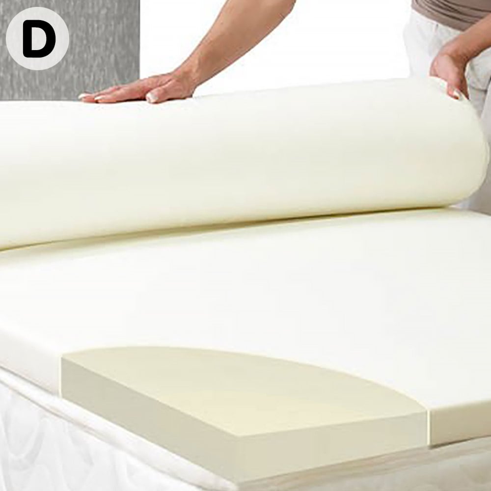 Laura Hill High Density Mattress Foam Topper 5cm - Double - SILBERSHELL