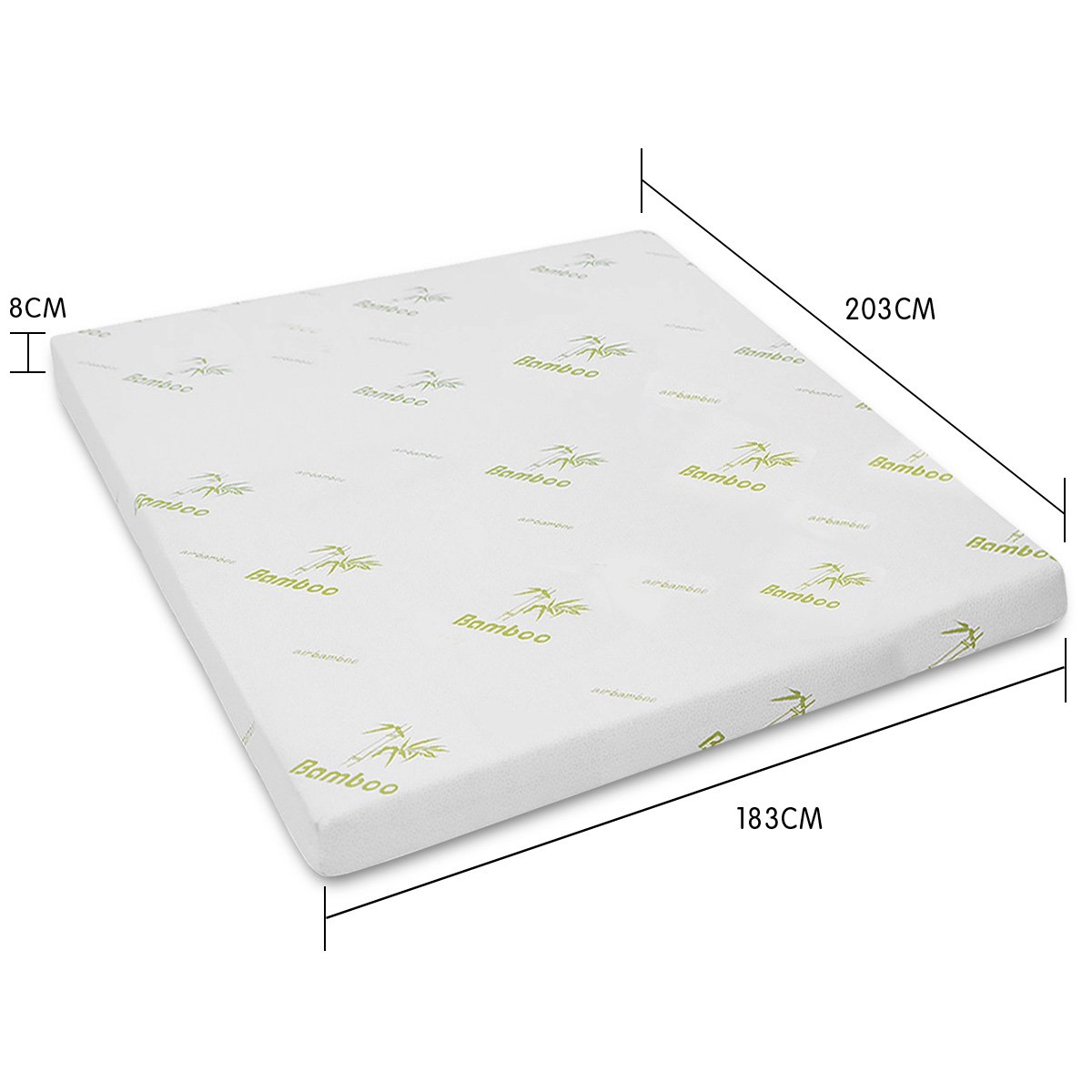 Laura Hill Cool Gel Memory Foam Mattress Topper - King - SILBERSHELL