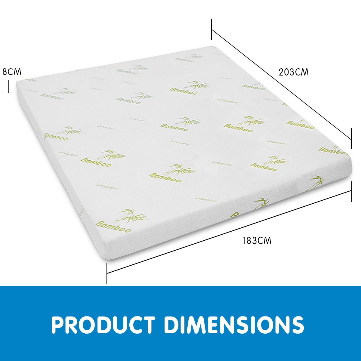 Laura Hill Cool Gel Memory Foam Mattress Topper - King - SILBERSHELL