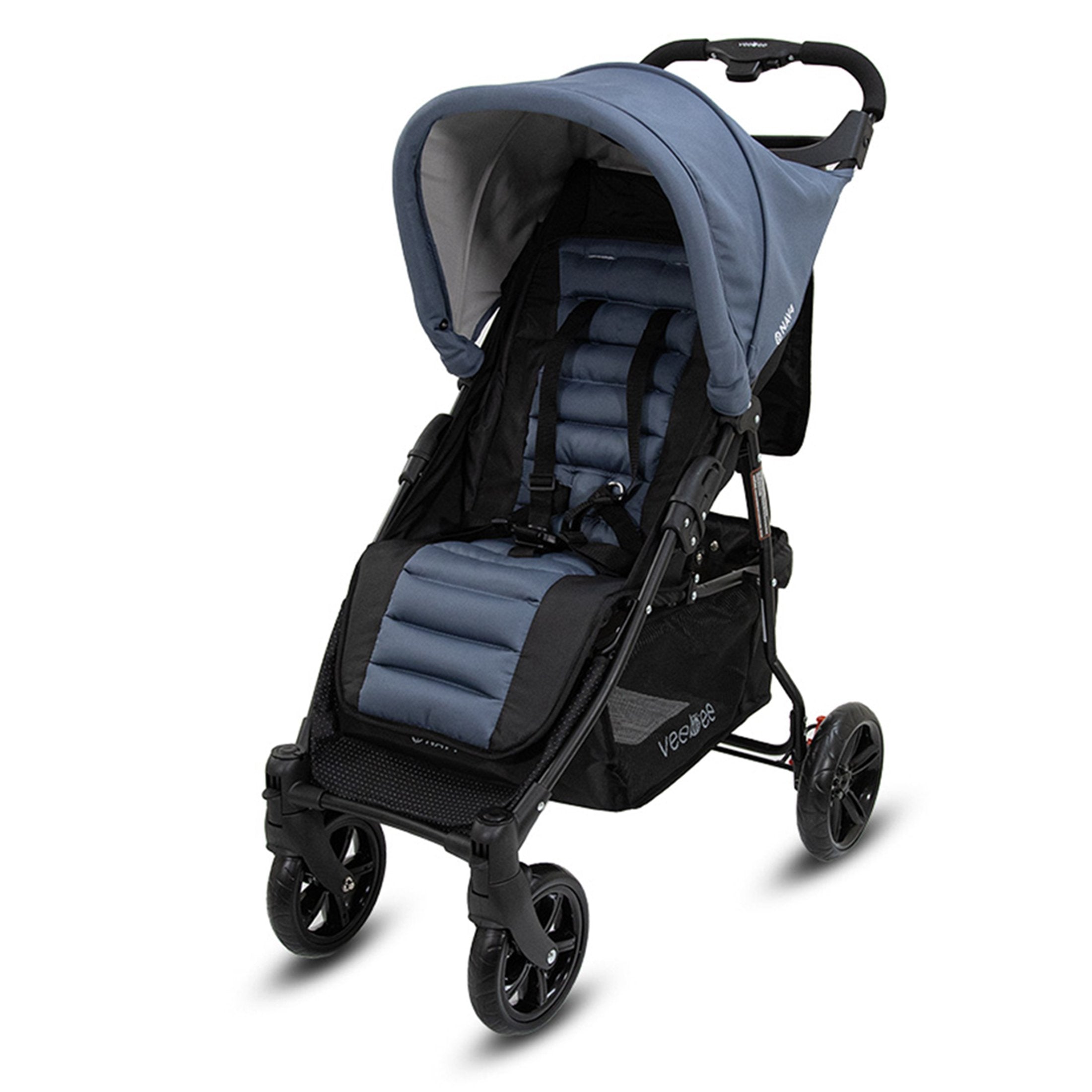 Veebee Nav 4 Stroller Lightweight Pram For Newborns To Toddlers - Glacie - SILBERSHELL