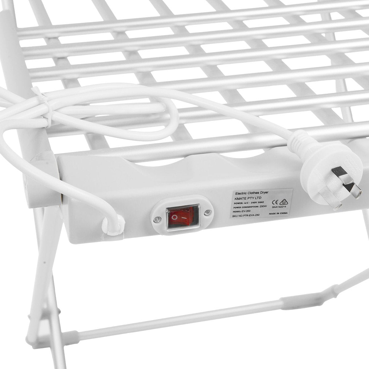 Pronti Heated Towel Clothes Rack Dryer Warmer Rack Airer Heat Line Hanger Laundry - SILBERSHELL