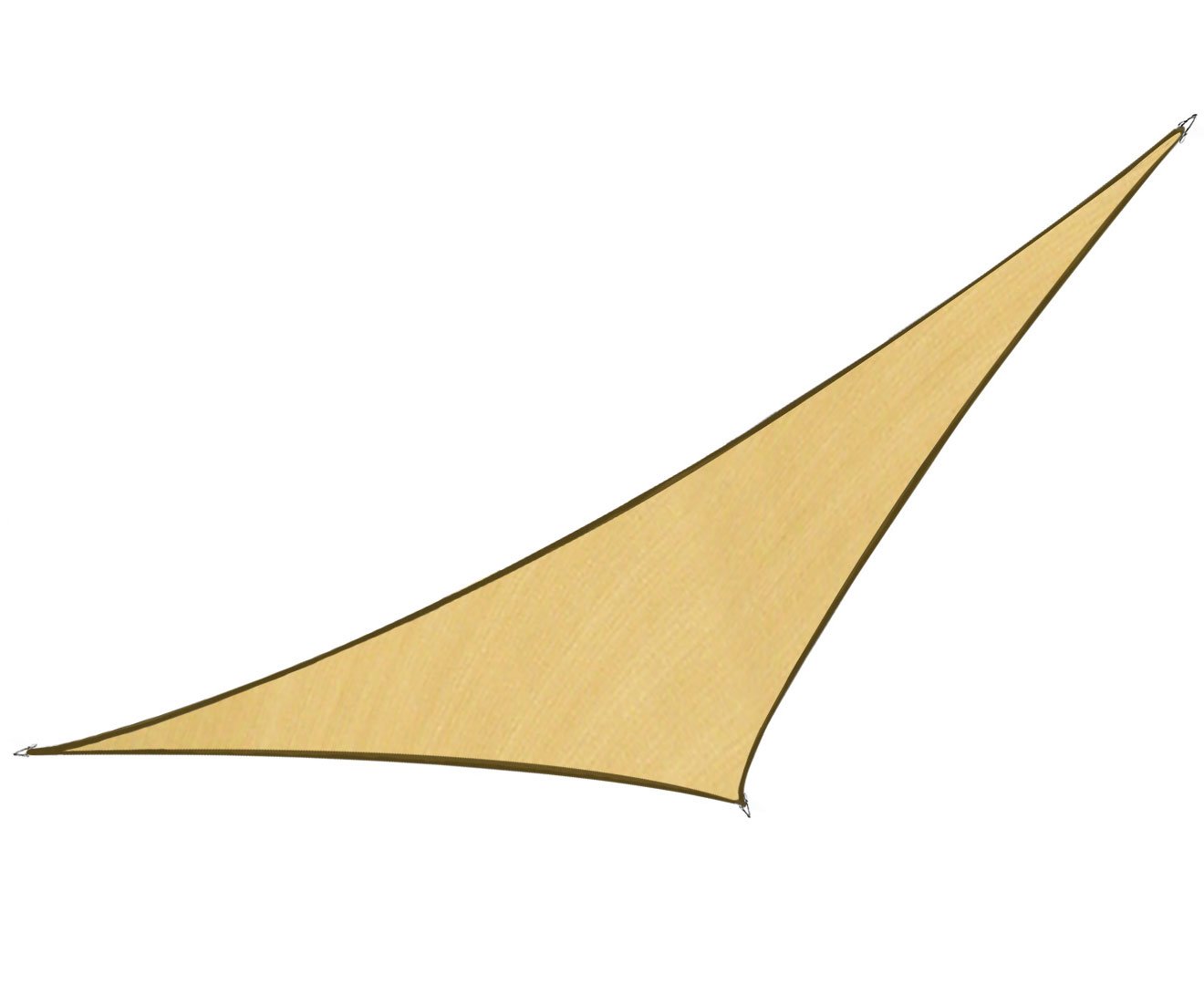 Wallaroo Triangle Shade Sail 7x7x7 - Sand - SILBERSHELL