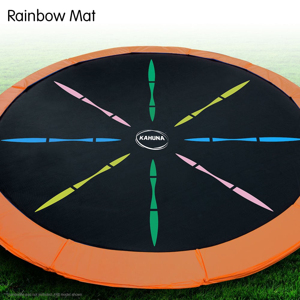Kahuna 10ft Trampoline Replacement Spring Mat - Rainbow - SILBERSHELL