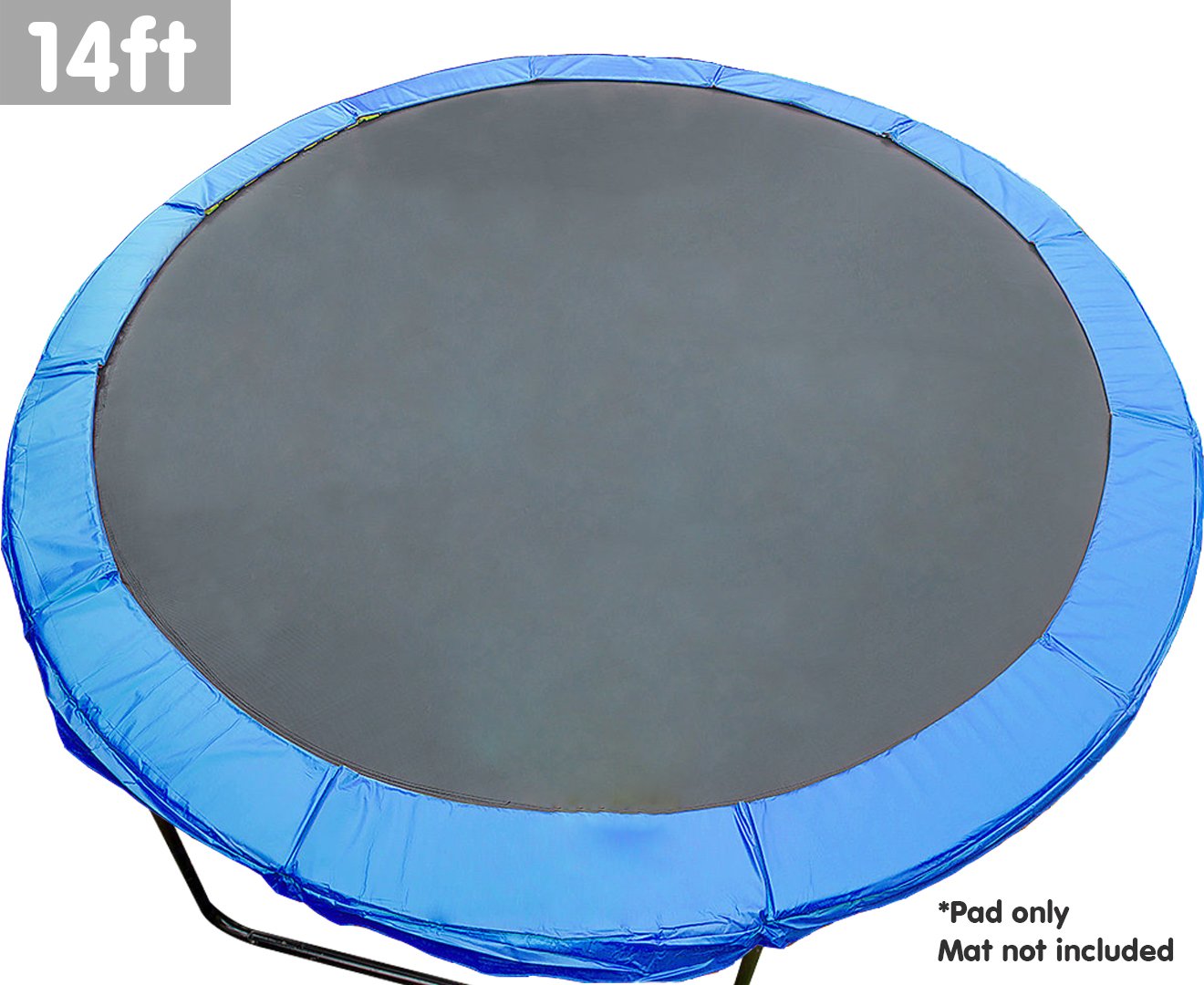 Kahuna 8ft Replacement Reinforced Outdoor Round Trampoline Safety Spring Pad Cover (14 Feet) - SILBERSHELL