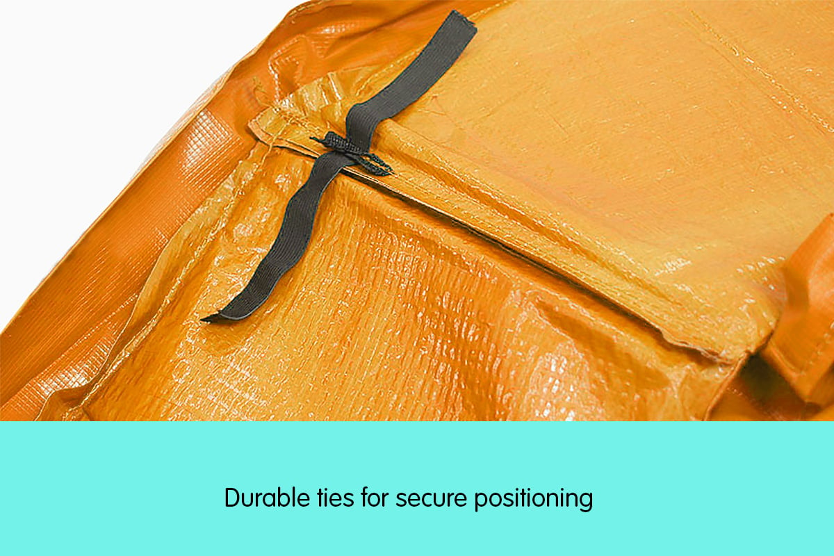 Kahuna 6ft Trampoline Replacement Pad Round - Orange - SILBERSHELL