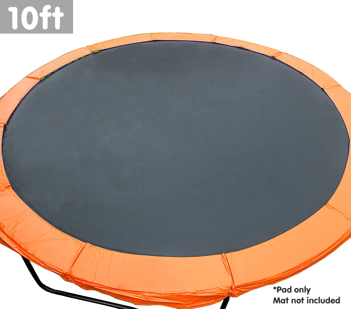 Kahuna 10ft Trampoline Replacement Pad Round - Orange - SILBERSHELL