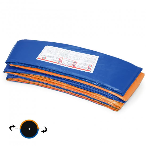 Kahuna 10ft Trampoline Reversible Replacement Pad Round - Orange/Blue - SILBERSHELL
