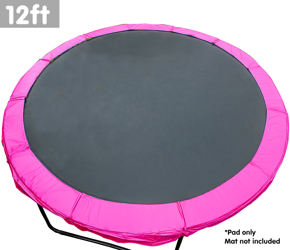 Kahuna 12ft Trampoline Replacement Pad Round - Pink - SILBERSHELL