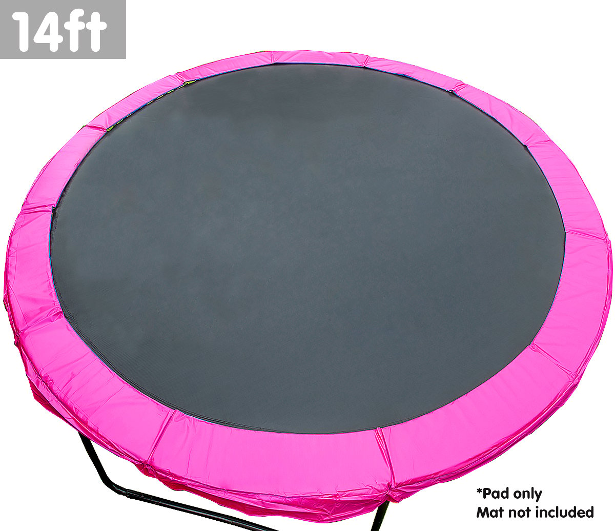 Kahuna 14ft Trampoline Replacement Pad Round - Pink - SILBERSHELL