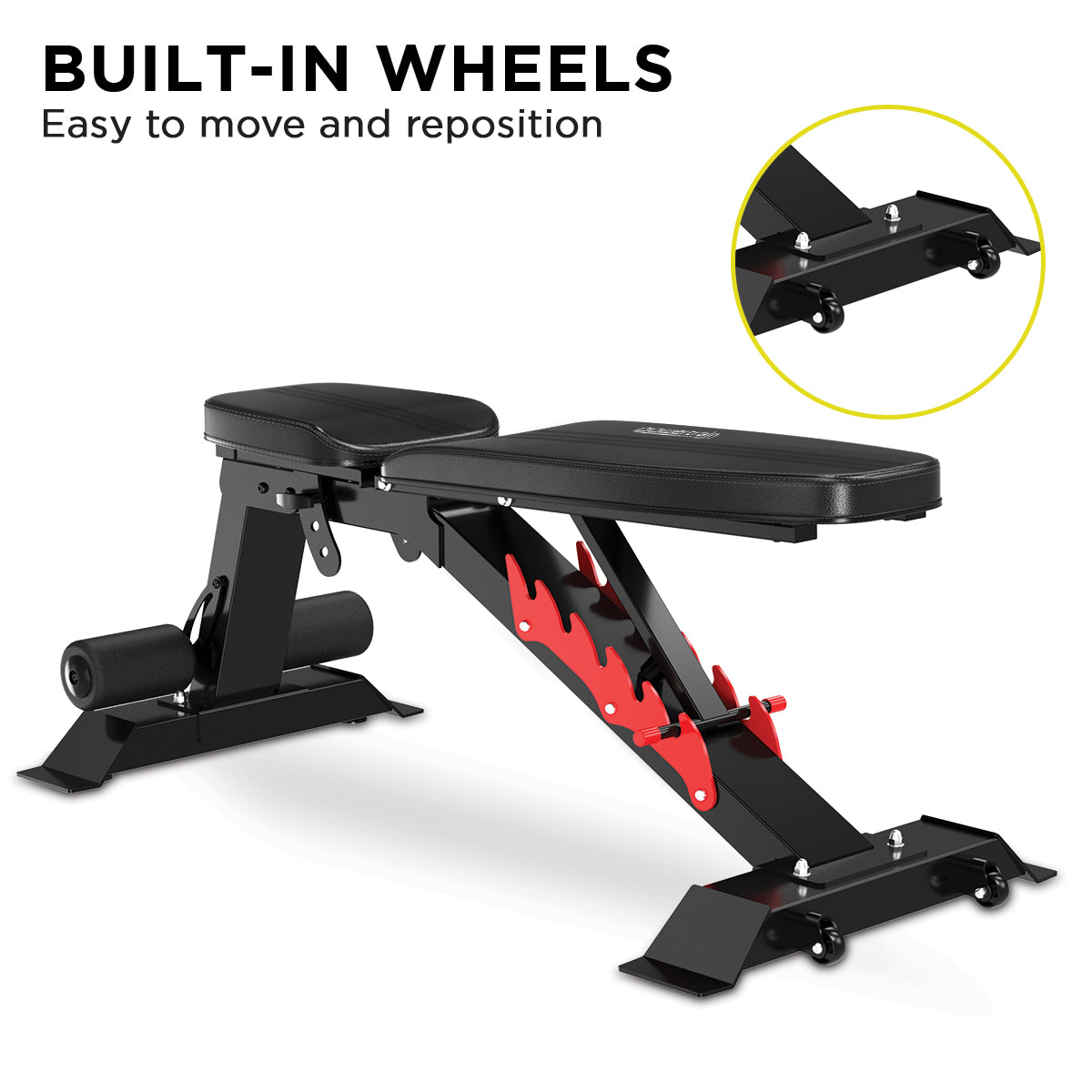 Powertrain Home Gym Adjustable Dumbbell Bench - SILBERSHELL