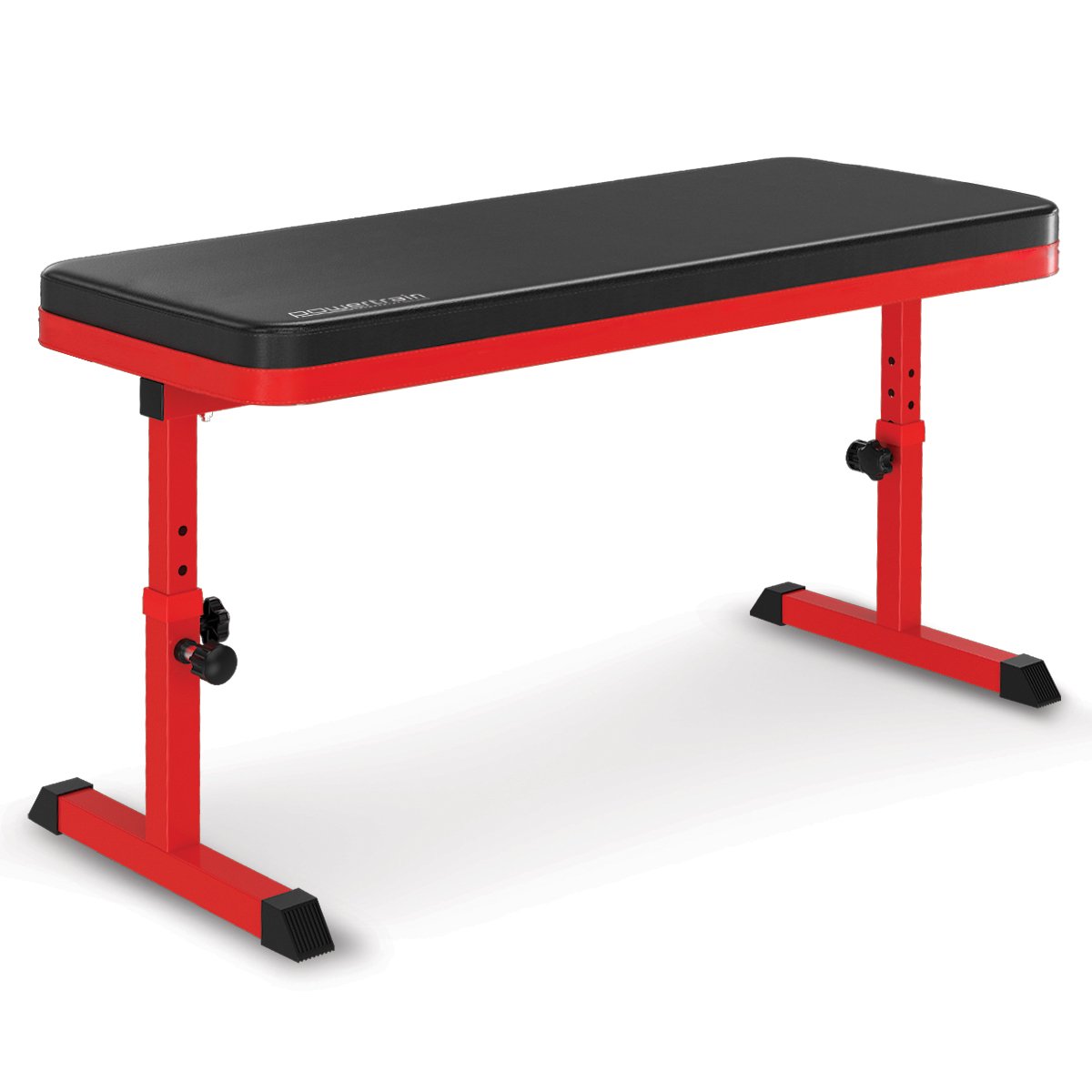 Powertrain Height-Adjustable Exercise Home Gym Flat Weight Bench - SILBERSHELL