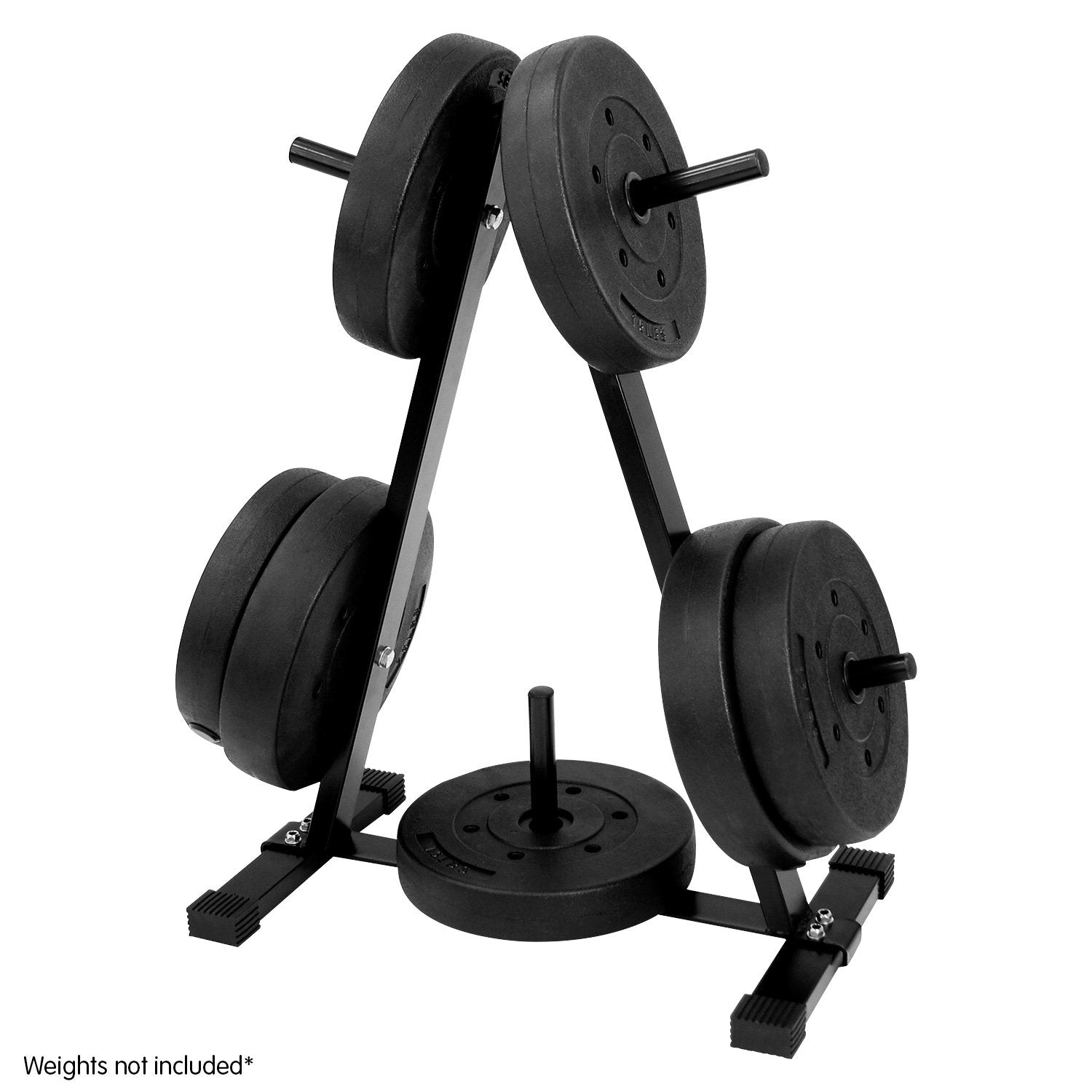 Powertrain Weight Plates Storage Home Gym Rack - SILBERSHELL