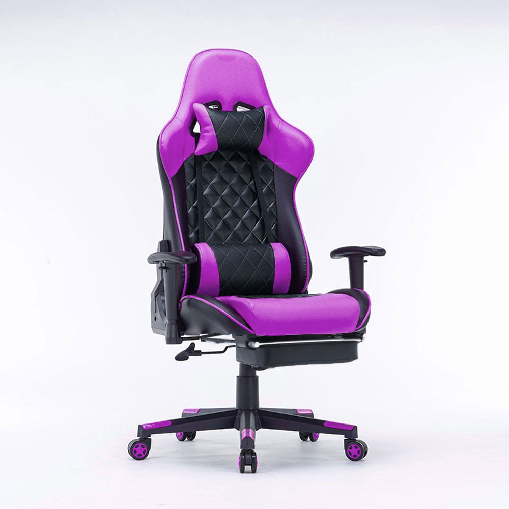 Gaming Chair Ergono Black REdmic Racing chair 165° Reclining Gaming Seat 3D Armrest Footrest - SILBERSHELL