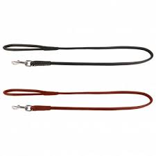 Waudog Leather Dog Clip Leash 13MM ROUND BROWN 183CM - SILBERSHELL