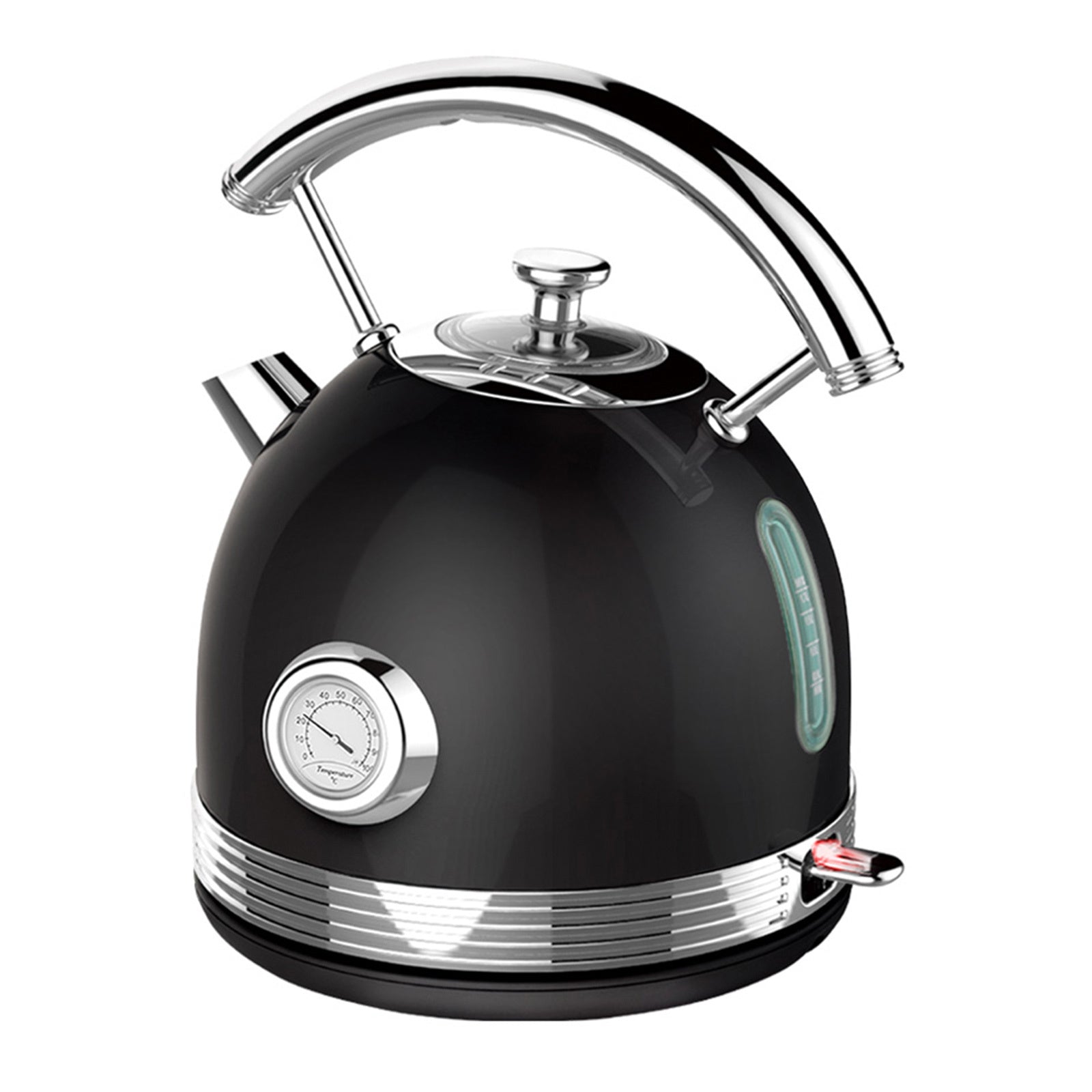 PHILEX 1.7 Black Electric Kettle Boiler Stainless Steel Retro - SILBERSHELL