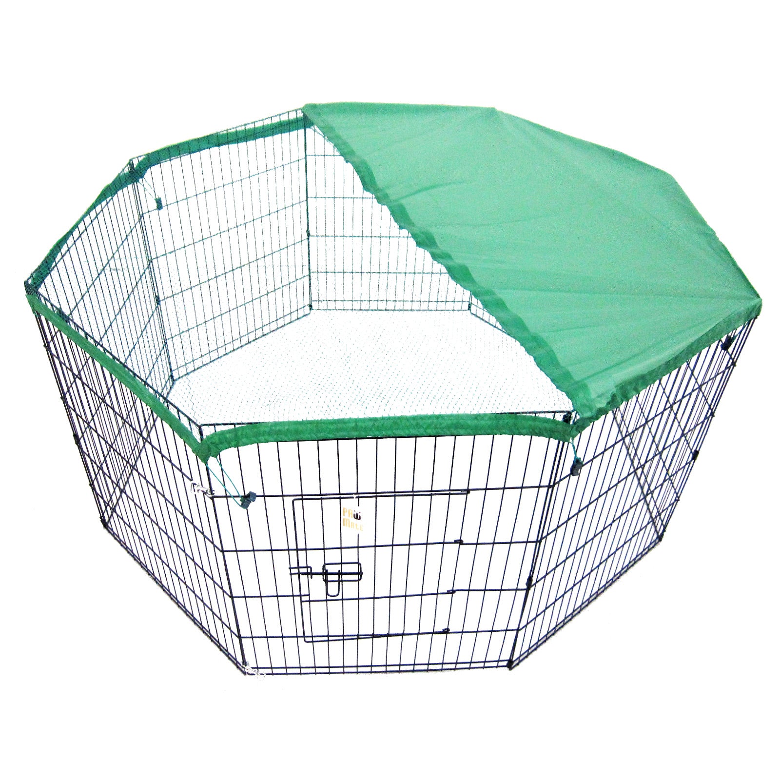 Paw Mate Green Net Cover for Pet Playpen 24in Dog Exercise Enclosure Fence Cage - SILBERSHELL