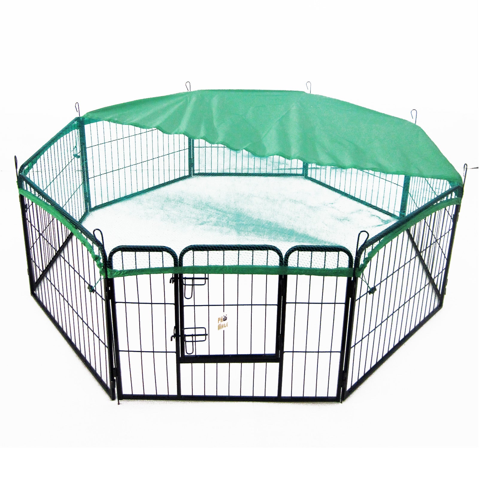 Paw Mate Green Net Cover for Pet Playpen 31in Dog Exercise Enclosure Fence Cage - SILBERSHELL