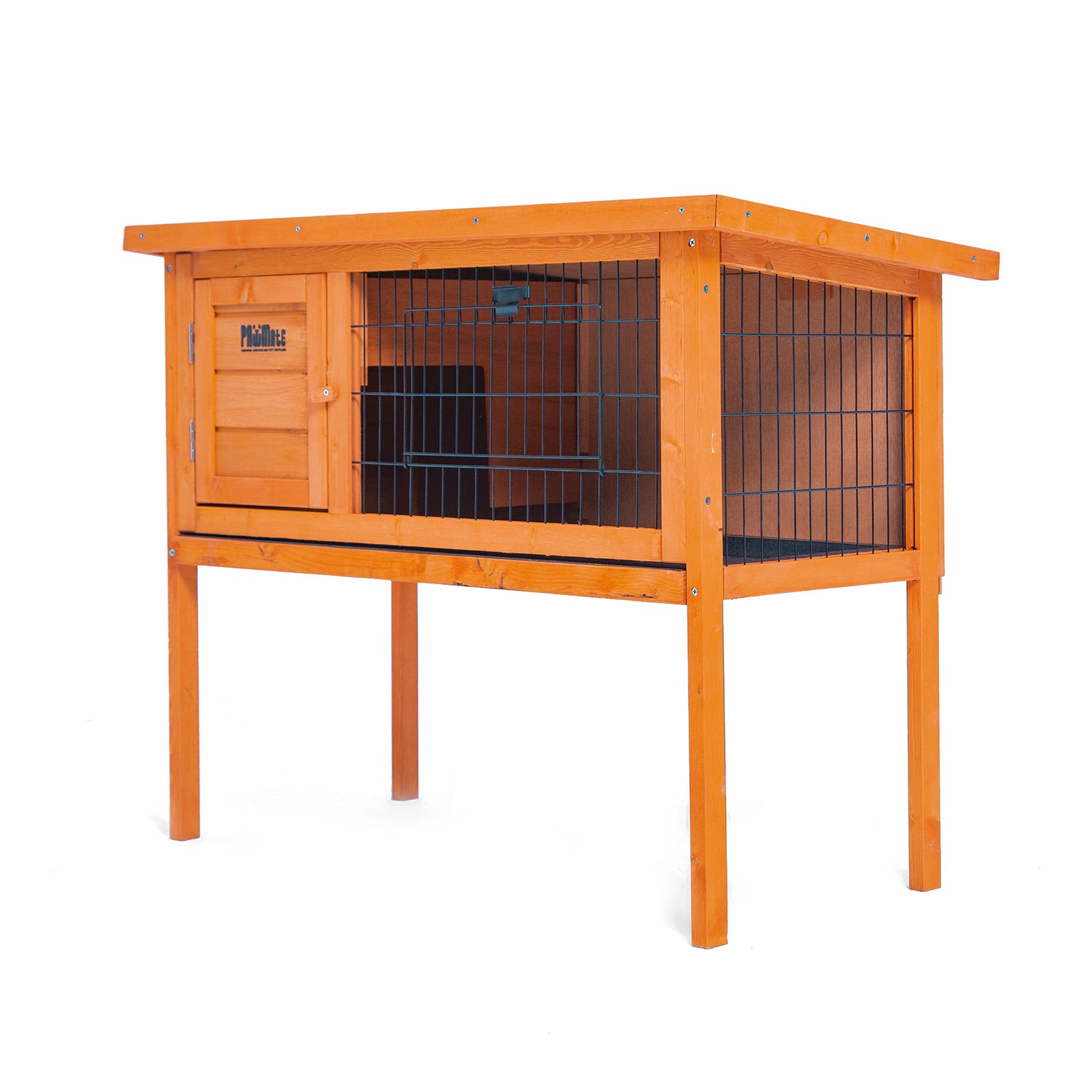 Paw Mate 91 x 45 x 70cm Rabbit Hutch Chicken Coop Free Standing Cage Run - SILBERSHELL