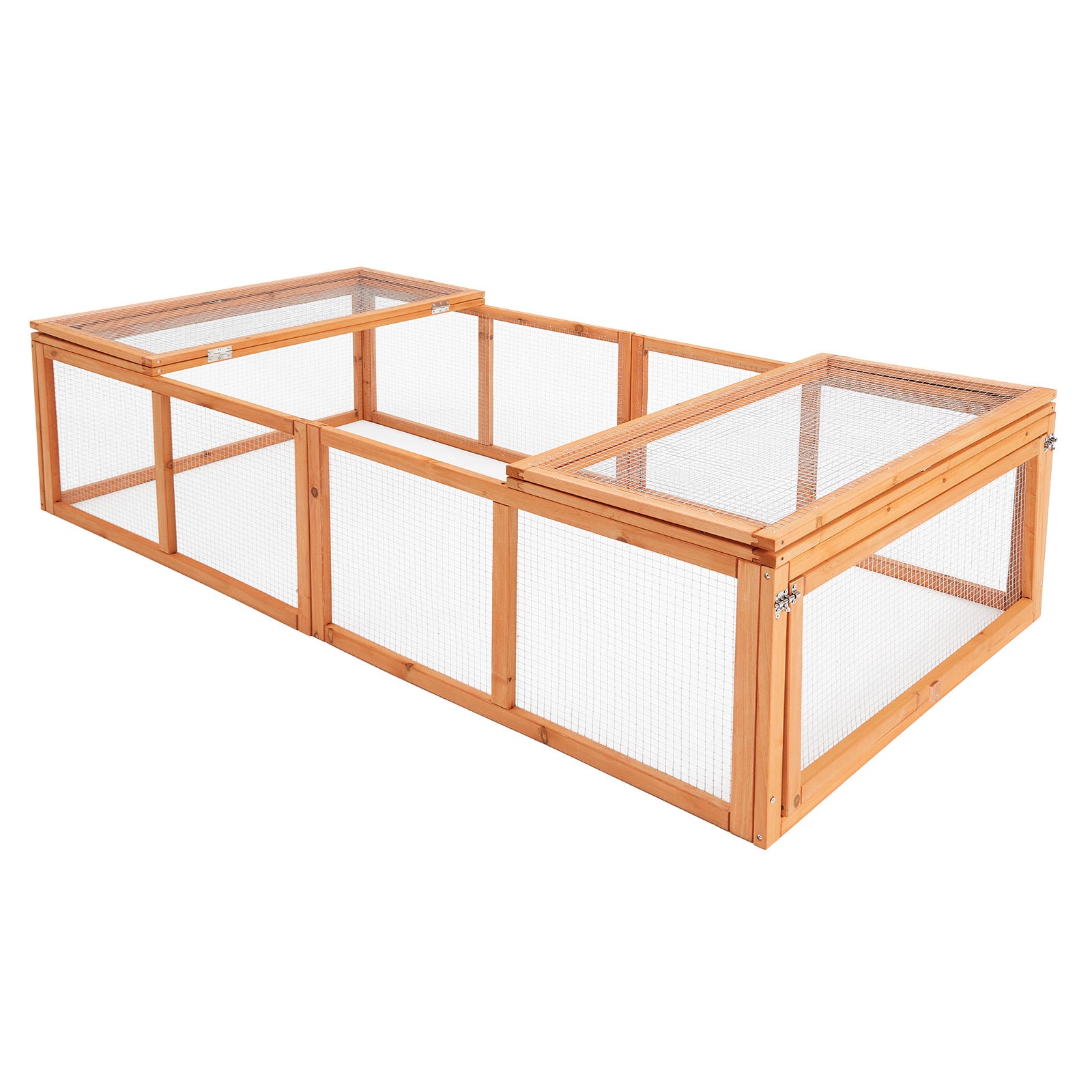 Paw Mate 180 x 90 x 48cm Chicken Coop Run Extension Rabbit Hutch Cage - SILBERSHELL