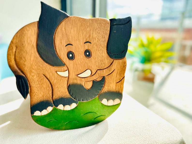 Kids Furniture stool chair elephant theme - SILBERSHELL