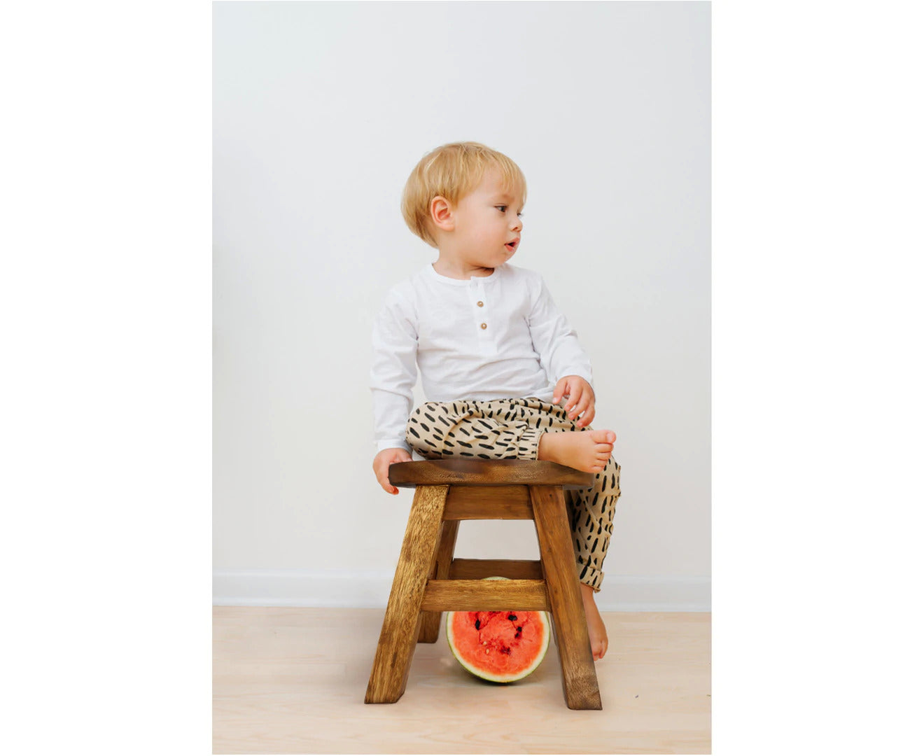 Kids furniture Wooden Stool Puppy Dog Chair Toddlers Step Sitting - SILBERSHELL