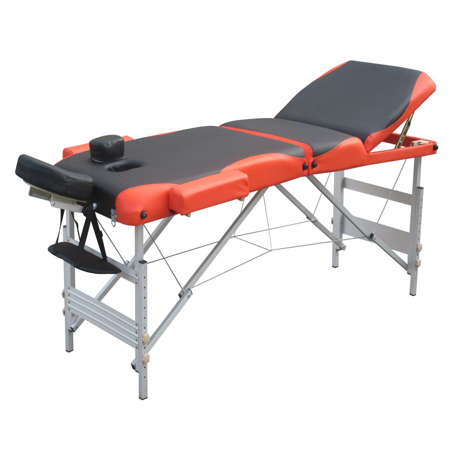 3 Fold Portable Aluminium Massage Table Massage Bed Beauty Therapy - SILBERSHELL