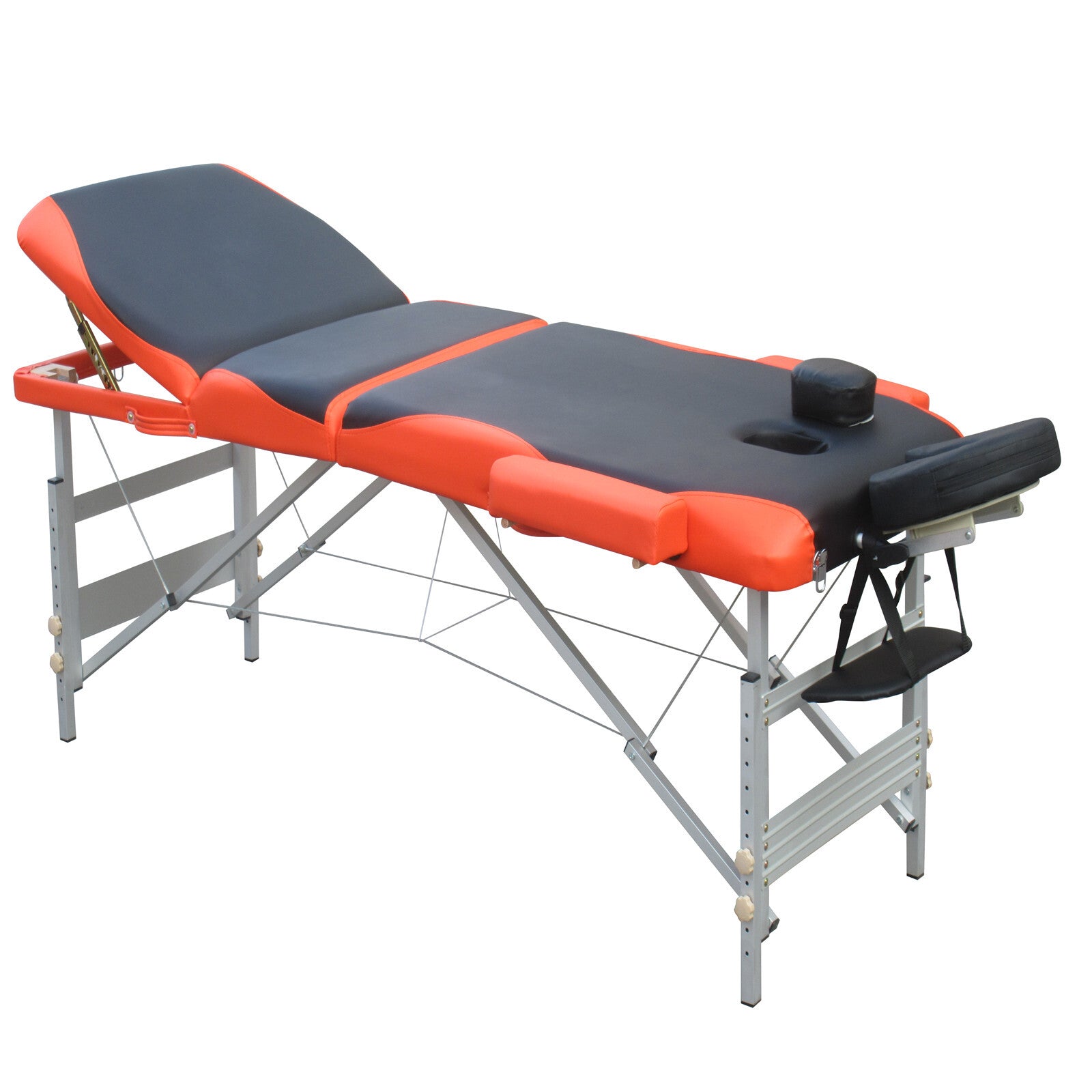 3 Fold Portable Aluminium Massage Table Massage Bed Beauty Therapy - SILBERSHELL