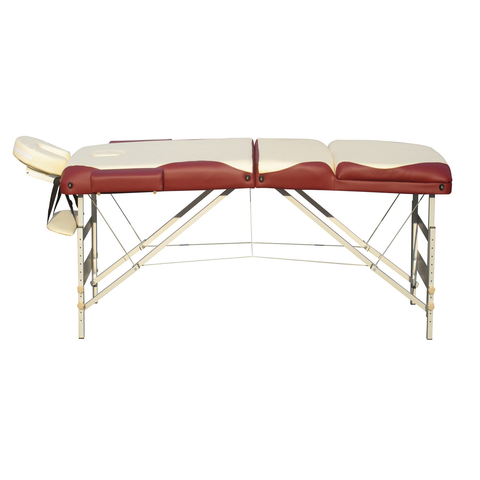 3 Fold Portable Aluminium Massage Table Massage Bed Beauty Therapy - SILBERSHELL