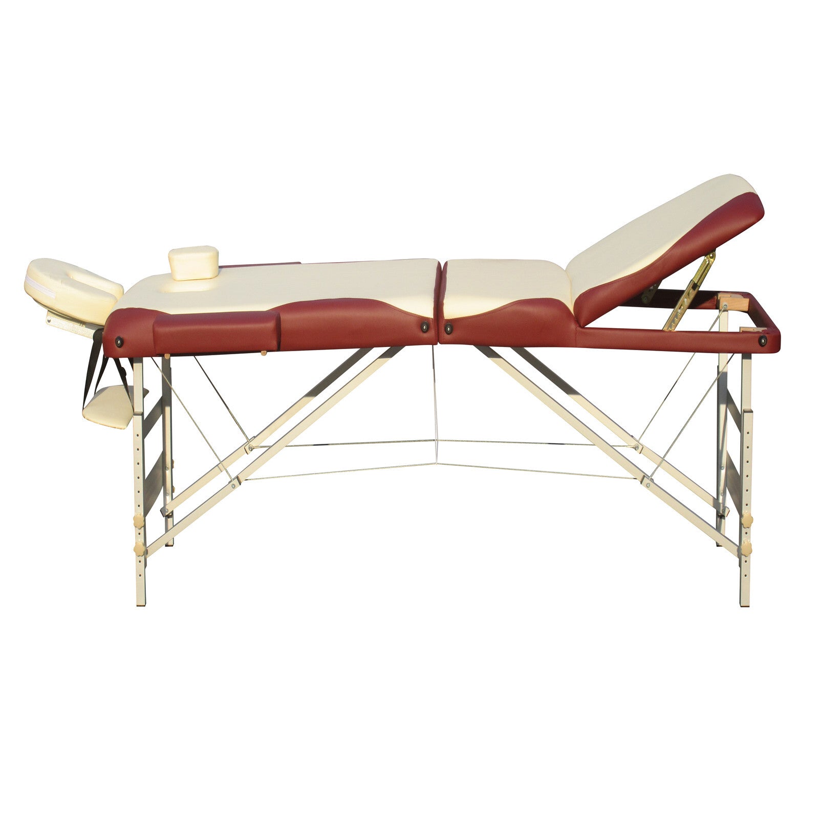 3 Fold Portable Aluminium Massage Table Massage Bed Beauty Therapy - SILBERSHELL