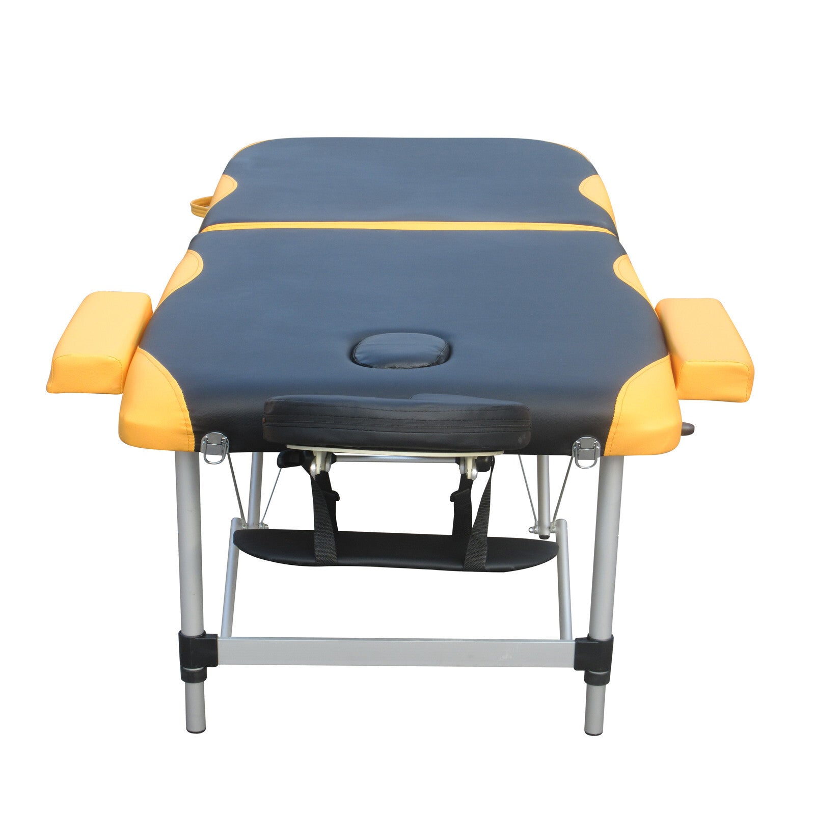 2 Fold Portable Aluminium Massage Table Massage Bed Beauty Therapy - SILBERSHELL