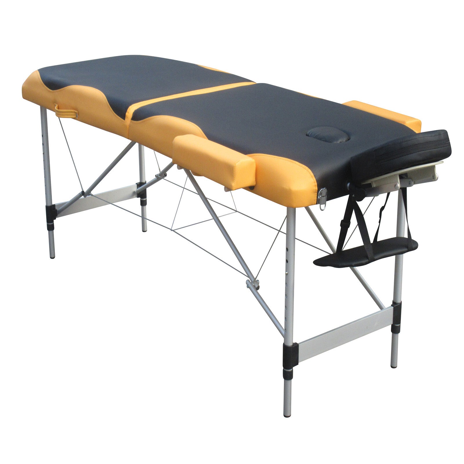 2 Fold Portable Aluminium Massage Table Massage Bed Beauty Therapy - SILBERSHELL