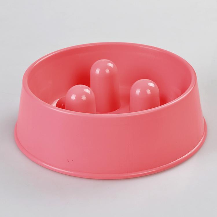 YES4PETS 1 x XL Pet Anti Gulp Feeder Bowl Dog Cat Puppy slow food Interactive Dish Pink - SILBERSHELL