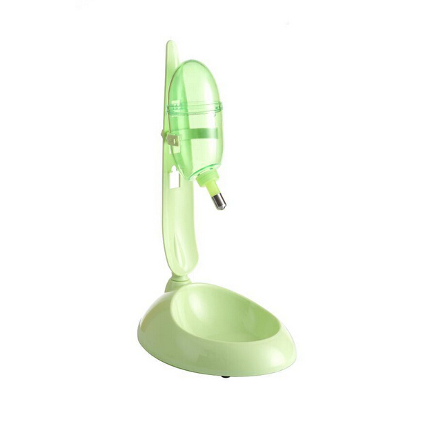 YES4PETS Dog Cat Guinea Pig Water Food Feeder Rabbit Bowl Dispenser Bottle-Green - SILBERSHELL