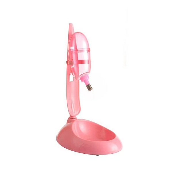 YES4PETS Dog Cat Guinea Pig Water Food Feeder Rabbit Bowl Dispenser Bottle-Pink - SILBERSHELL