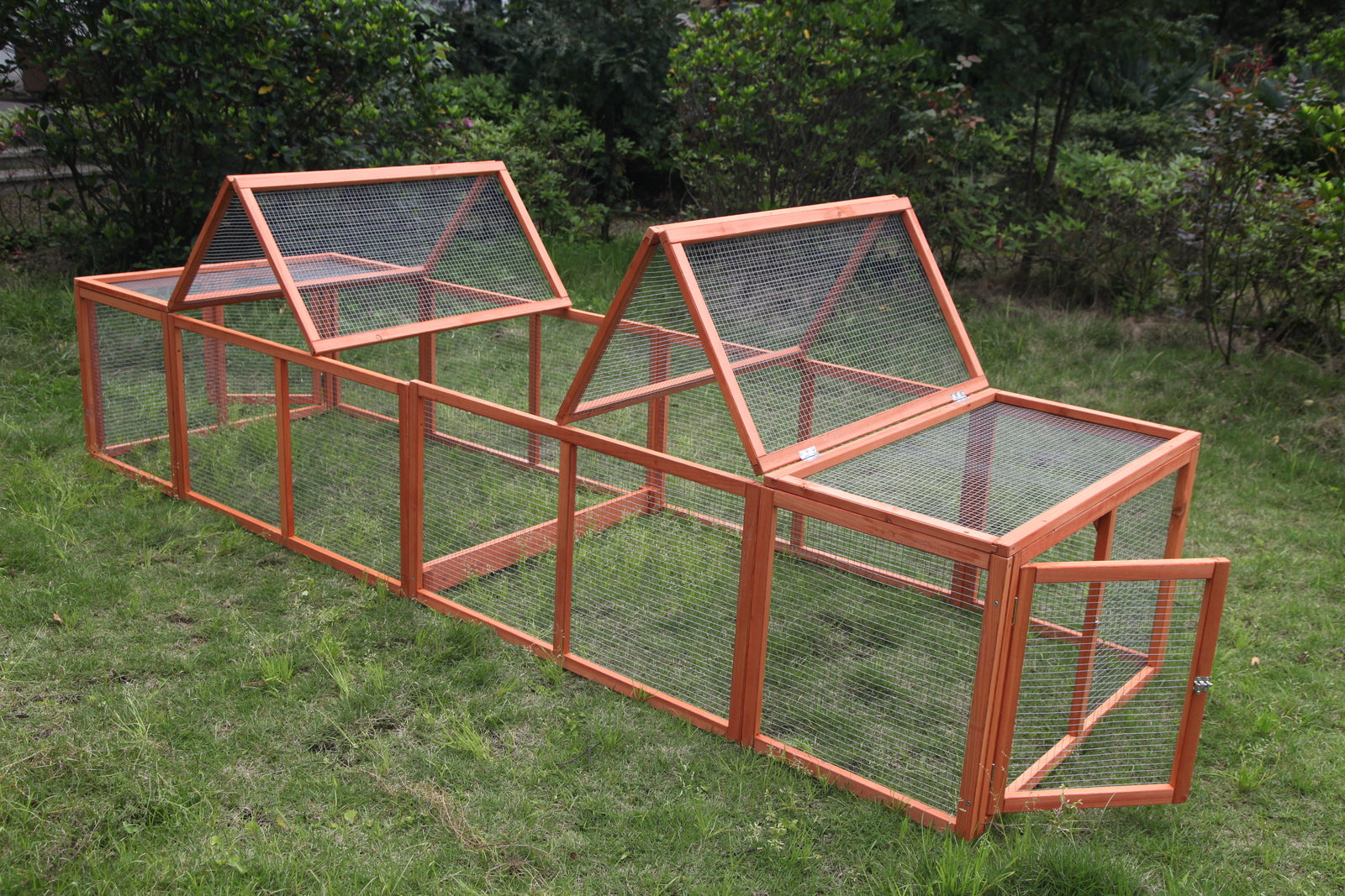 YES4PETS 290 cm XL Chicken Coop Run Guinea Pig Cage Villa Extension Rabbit Hutch Cat Kitten House Pen - SILBERSHELL