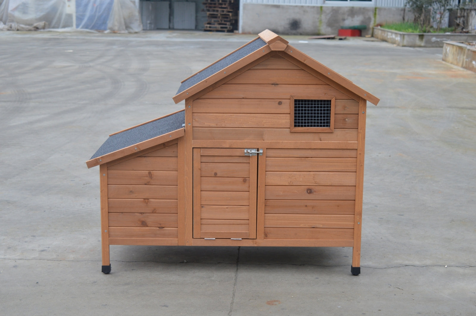 YES4PETS Brown Chicken Coop Rabbit Hutch Cat Cage Hen Chook House - SILBERSHELL