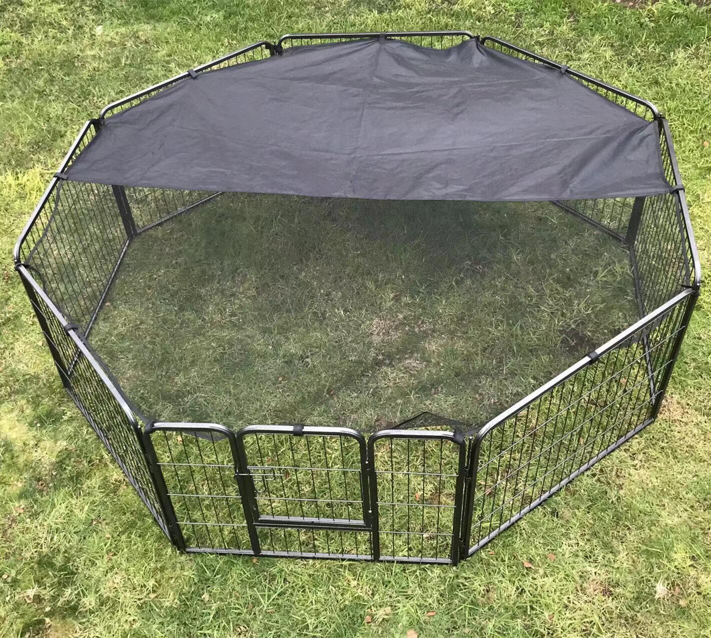 YES4PETS 8-Panel Pet Dog Puppy Exercise Pen Enclosure Playpen Cover - SILBERSHELL