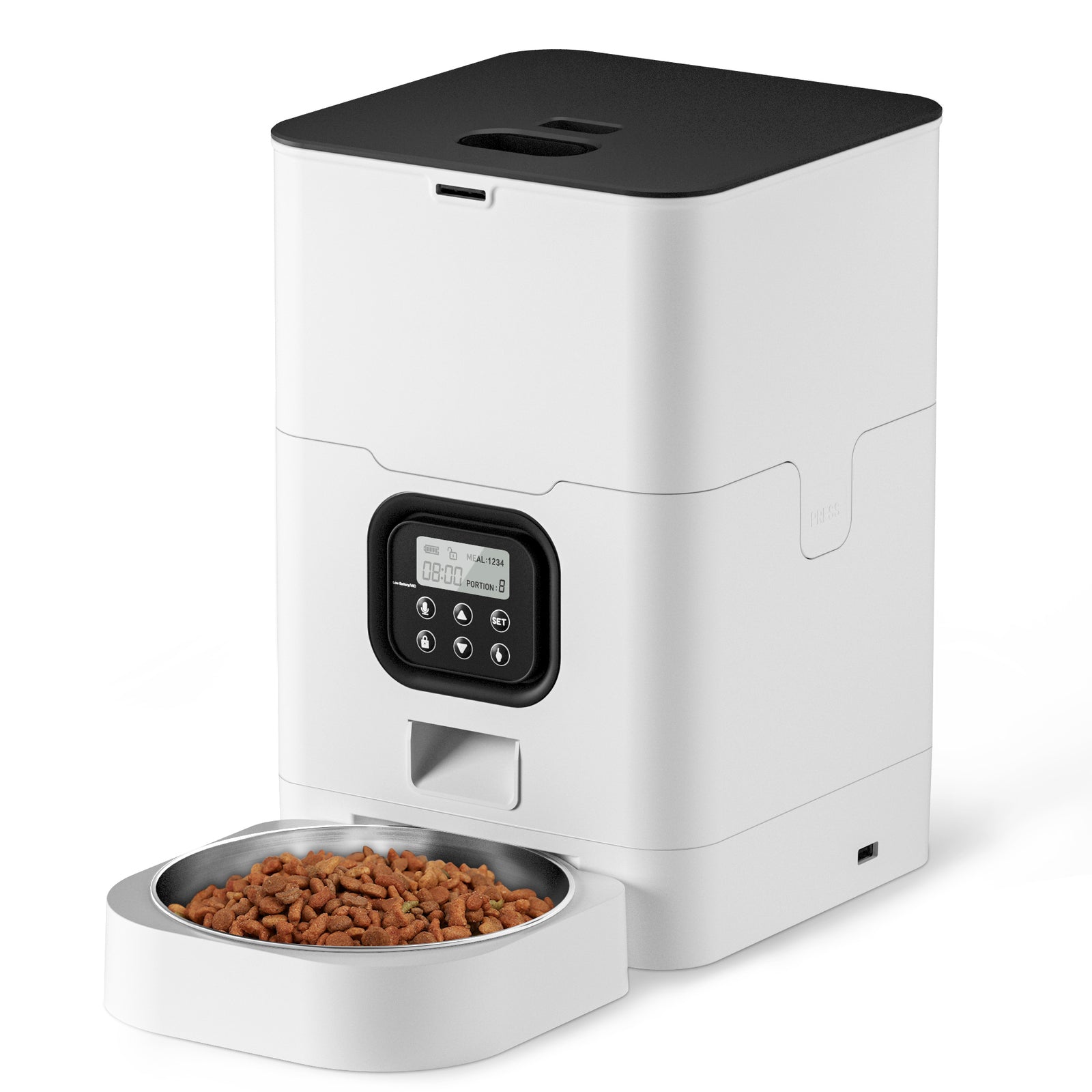 YES4PETS 6L Automatic Digital Pet Dog Cat Feeder Food Bowl Dispenser - SILBERSHELL