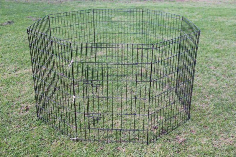 YES4PETS 120 cm 8 Panel Pet Dog Playpen Exercise Chicken Cage Puppy Crate Enclosure Cat Fence - SILBERSHELL