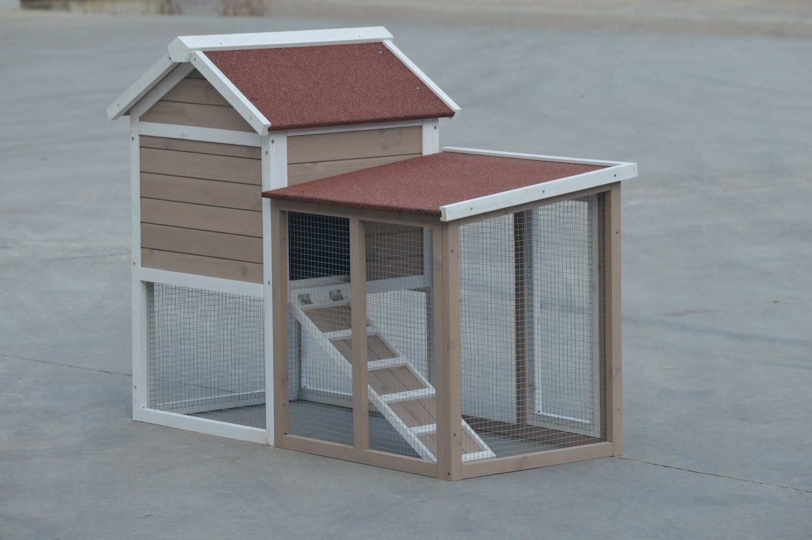 YES4PETS Rabbit Hutch Small  Ferret Guinea Pig Cage Hen Chook Cat Kitten House - SILBERSHELL