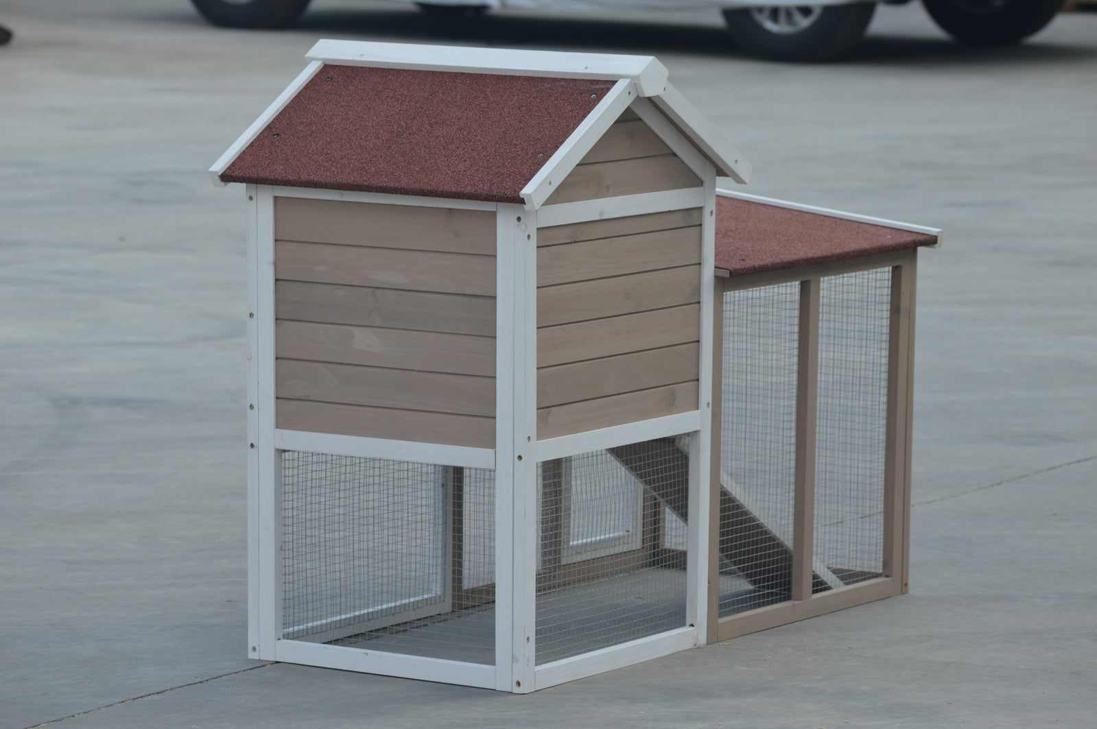 YES4PETS Rabbit Hutch Small  Ferret Guinea Pig Cage Hen Chook Cat Kitten House - SILBERSHELL